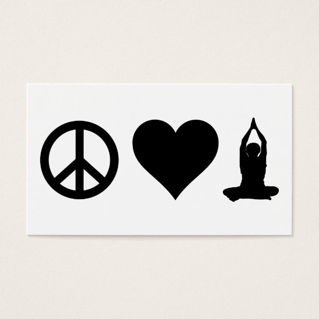 Peace Love Yoga (Devant)
