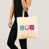 PEACE LOVE YOGA - tas (Voorkant (product))