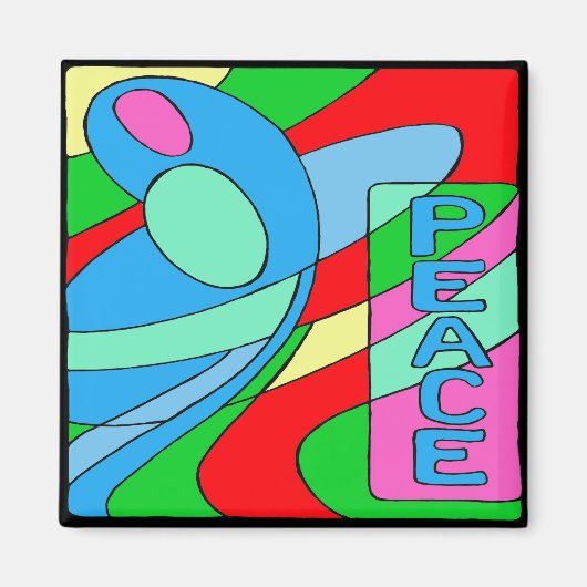Peace Madonna Magnet (Devant)