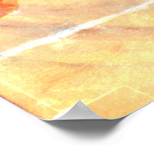 Peace Magic Christmas Tree affiche d'art bleu (Coin)