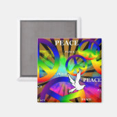 Peace Magnet Magneet (Voorkant / Achterkant)
