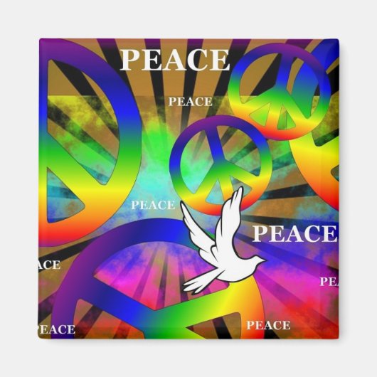 Peace Magnet Magneet (Voorkant)