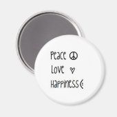 Peace Magnet Magneet (Voorkant / Achterkant)