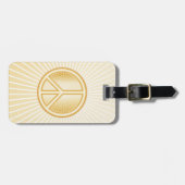 Peace Mandala Bagagelabel (Voorkant horizontaal)