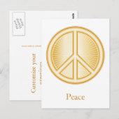 Peace Mandala Briefkaart (Voorkant / Achterkant)