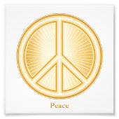 Peace Mandala Foto Afdruk (Voorkant)