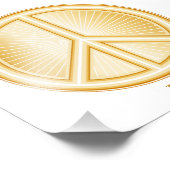 Peace Mandala Foto Afdruk (Hoek)