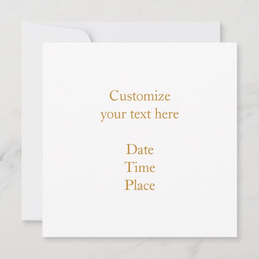 Peace Mandala Invitation/Faire-part Carte Plat (Dos)