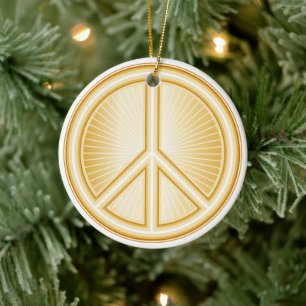Peace Mandala Keramisch Ornament