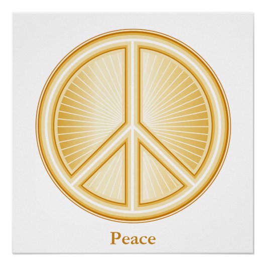 Peace Mandala Perfect Poster (Voorkant)