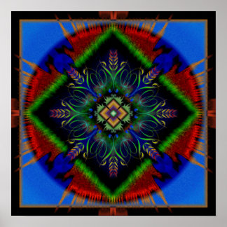 Peace Mandala Poster