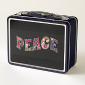 Peace Metal Lunch Box (Achterkant)
