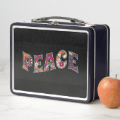 Peace Metal Lunch Box (In situ)