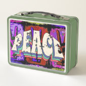 Peace Metal Lunch Box (Achterkant)