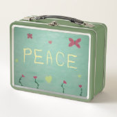 Peace Metal Lunchbox (Voorkant)