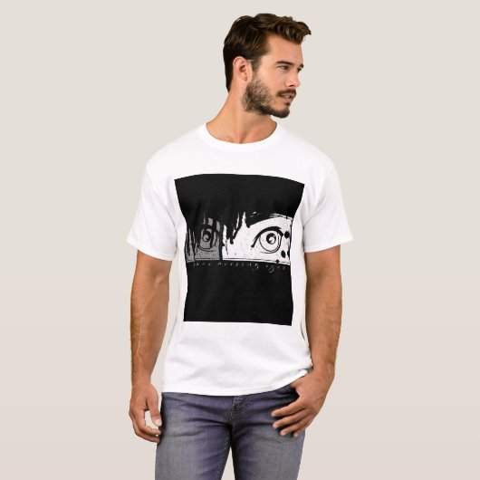 Peace Missing Eyes T shirt (Voorkant volledig)