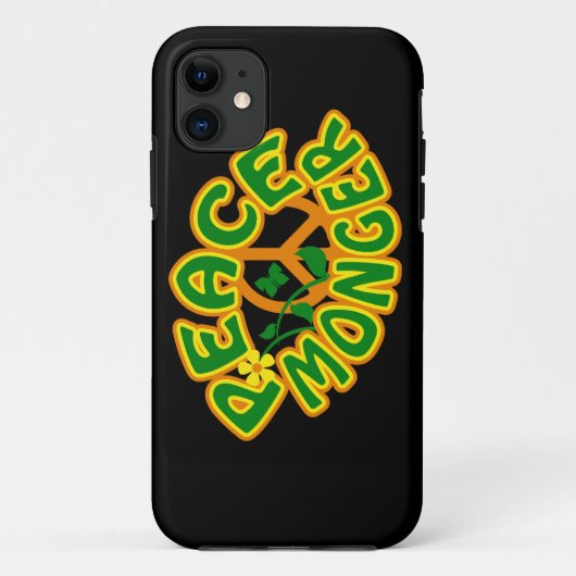Peace Monger iPhone 5 Hoesje-Mate Case-Mate iPhone Case (Achterkant)
