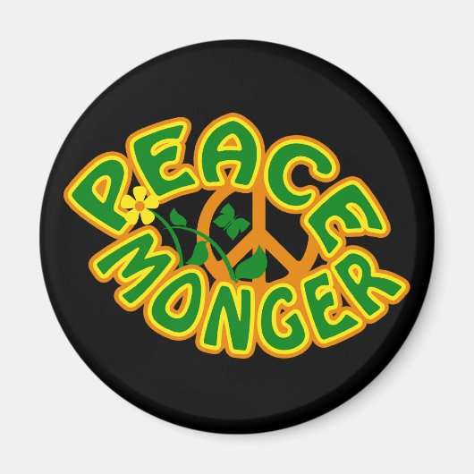 Peace Monger magnet Magneet (Voorkant)
