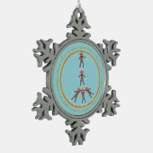 Peace Monkeys Ornament (Links)