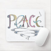 Peace Mousepad Muismat (Met muis)