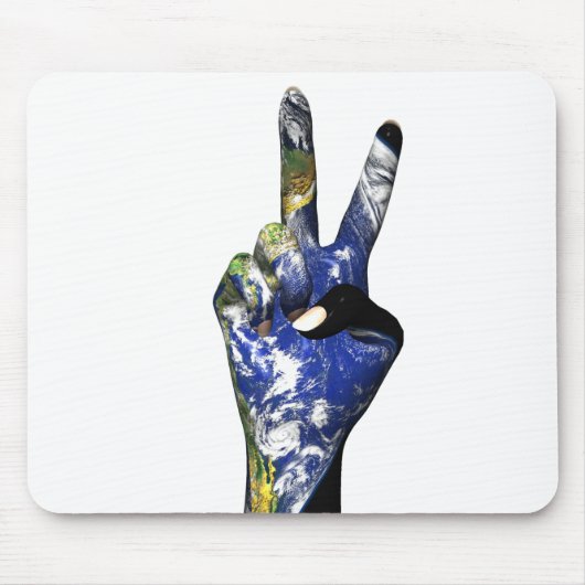 Peace Mousepad Muismat (Voorkant)