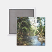 Peace Natuur Scene Magneet (Voorkant / Achterkant)