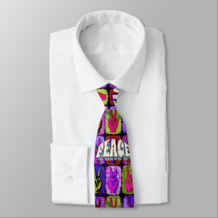 Peace Necktie Stropdas