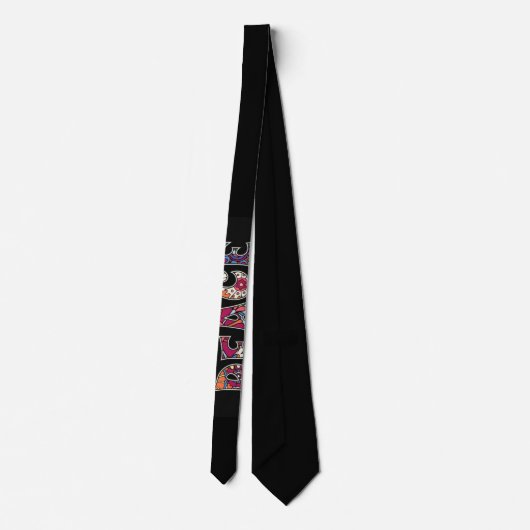 Peace Necktie Stropdas (Achterkant)