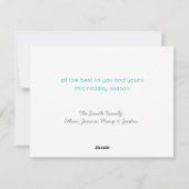 PEACE Nordic Folk Art geïnspireerd op persoonlijke Feestdagenkaart (Achterkant)