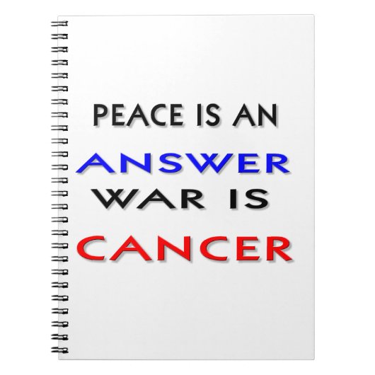 Peace Notitieboek (Voorkant)