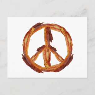 Peace of Bacon Briefkaart
