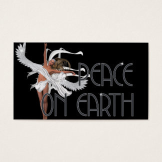 Peace on Earth Angel 1 - Fantasy Gift Labels Visitekaartjes