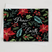 Peace on Earth Bloemenvakantie Kaart