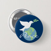 Peace on Earth Button (Voorkant /achterkant)