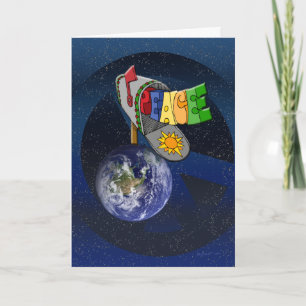 Peace on Earth Card Feestdagen Kaart