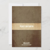 Peace on Earth Carte photo de la famille (Dos)