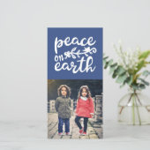 Peace on Earth Carte photo de vacances (Debout devant)