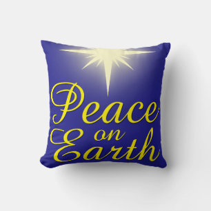 Peace on Earth Christa Star Coussin de vacances
