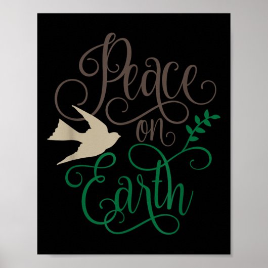 Peace On Earth Christmas Poster (Voorkant)