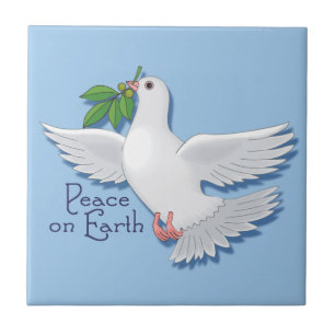Peace on Earth Dove Tegeltje
