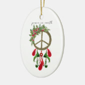 Peace on Earth Dream Catcher Ornament (Links)