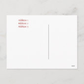 Peace on Earth Holiday Briefkaart (Achterkant)