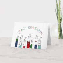 Peace on Earth Holiday Card