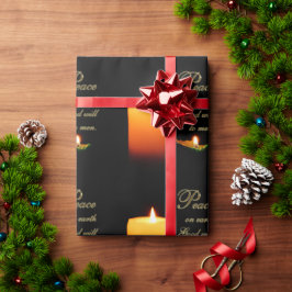 Peace on Earth kerstwrapping Paper Cadeaupapier