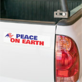 PEACE on earth not war warmonger deep-state Bumpe Bumpersticker (Op Truck)