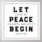 Peace on Earth Poster (Voorkant)