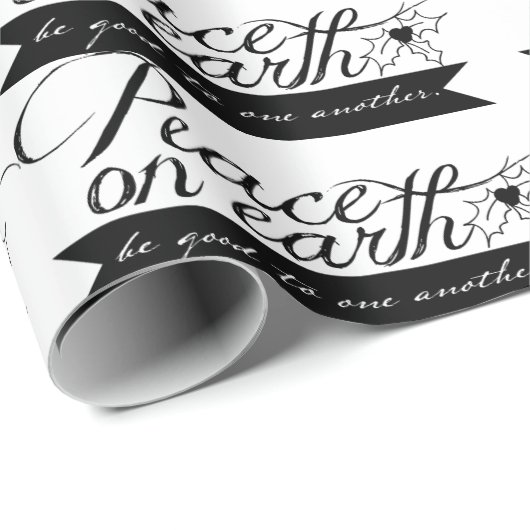Peace on Earth Wrapping Paper Cadeaupapier (Rol Hoek)