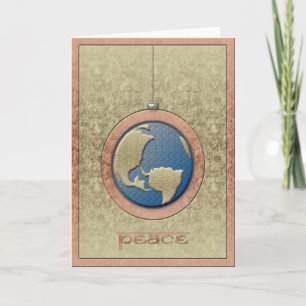 Peace Ornament Christmas Kaart
