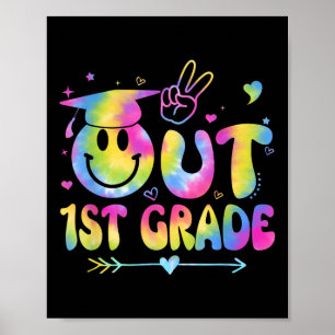 Peace Out 3e klas CL van 2025 Afscheid Afstuderen Poster