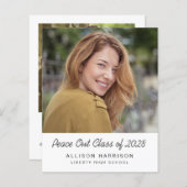 Peace Out-klasse van Photo Afstuderen 2022 (Voorkant / Achterkant)